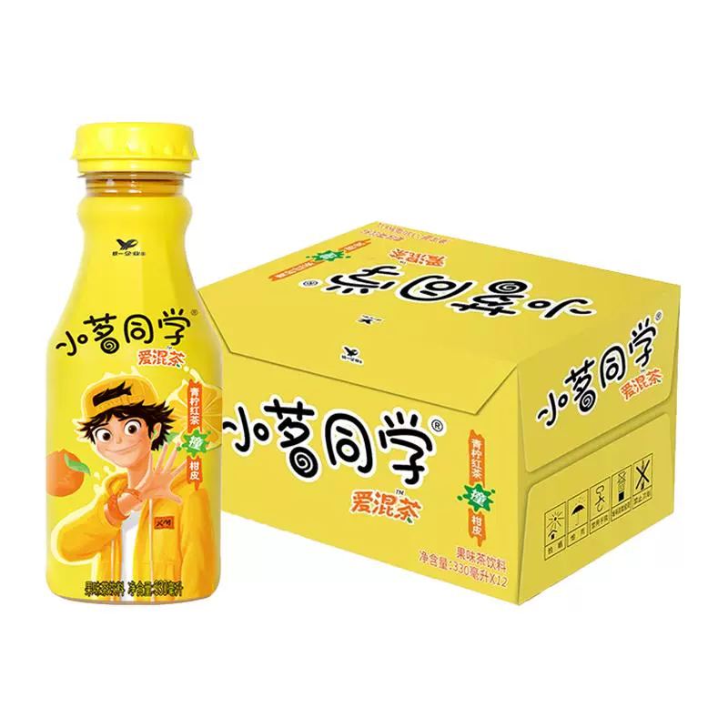 统一 小茗同学 青柠红茶果味茶饮料 330ml*12瓶 ￥25.4