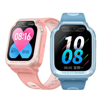 限地区：小米 米兔儿童手表7X 粉色 高清双摄大屏 3D楼层定位 智能电话手表 