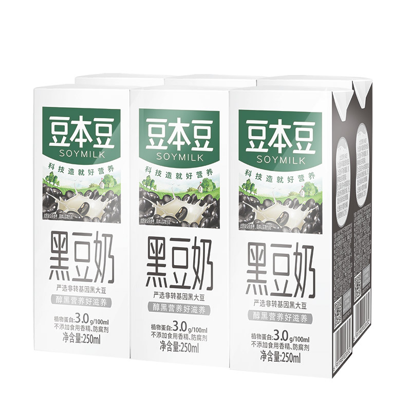 SOYMILK 豆本豆 黑豆奶250ml*20盒 25.43元（需买2件，需用券）