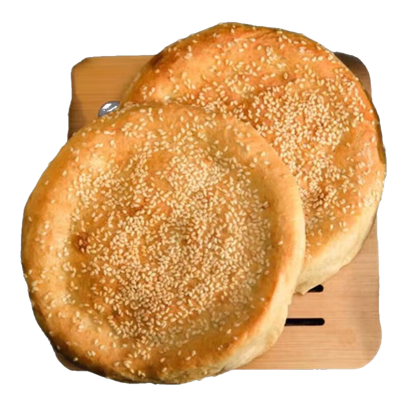 豫上老乡 河南烧饼 吊炉烧饼 咸香味 4个装*2件 4.45元/件 (买1赠1，共8.9元)