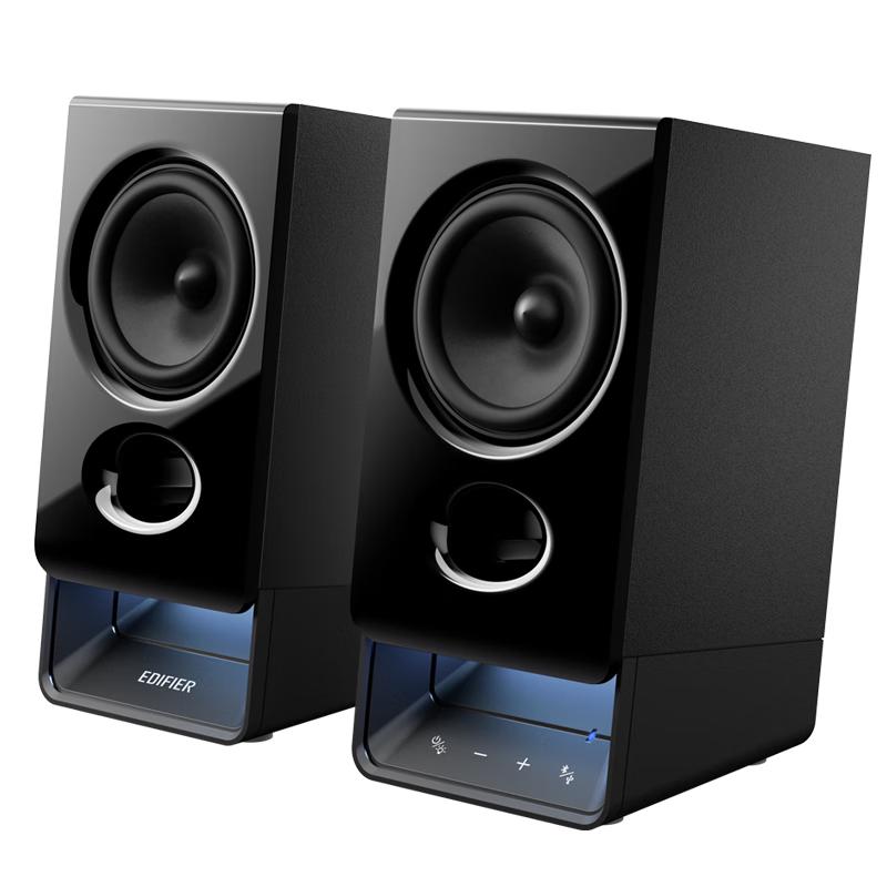 漫步者 R20 蓝牙6.0 黑色 桌面2.0音箱 154元（需用券）