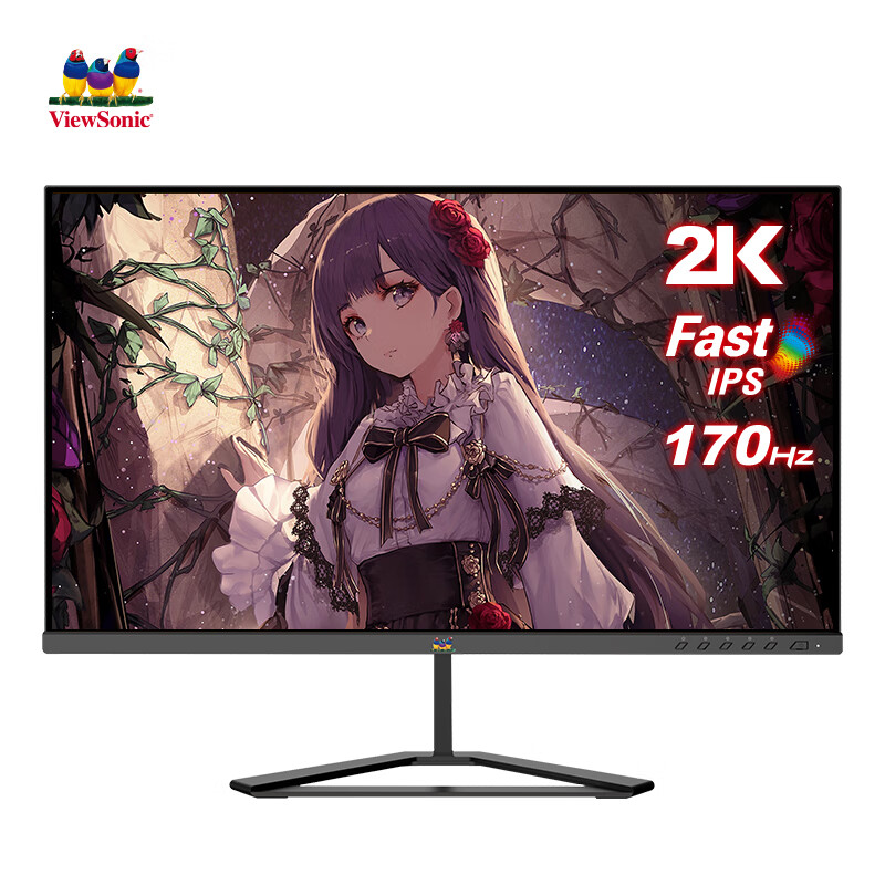 ViewSonic 优派 VX2479-2K-PRO 23.8英寸Fast IPS显示器（2560*1440、170Hz、1ms） 799元（双