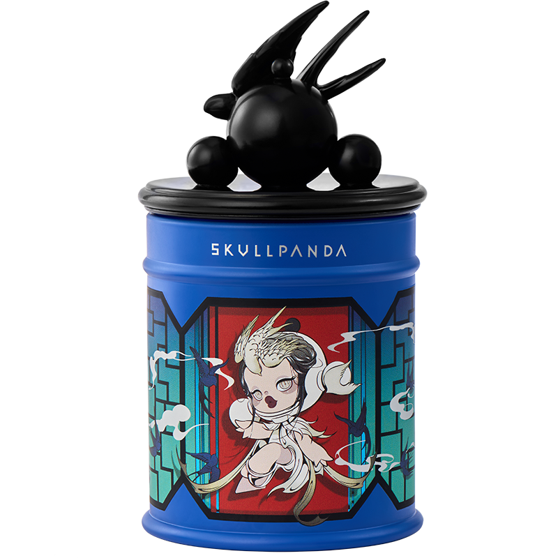 泡泡玛特 SKULLPANDA邸语观中景香氛蜡烛盲盒 52元