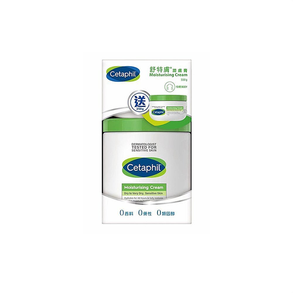 Cetaphil 丝塔芙 大白罐身体乳润肤乳面霜补水550g+250g 88.5元