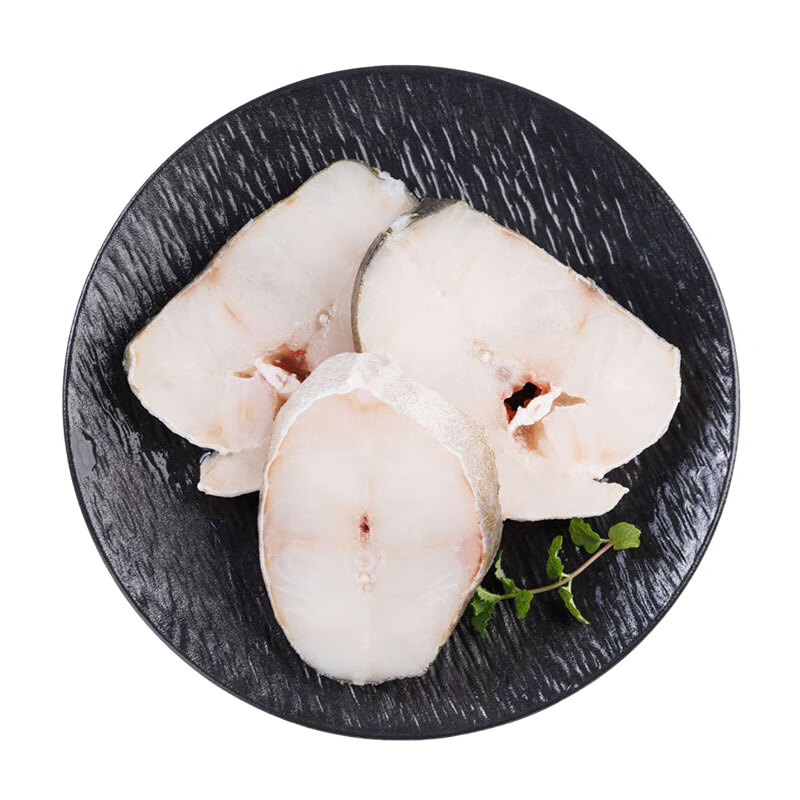 美加佳 大西洋真鳕鱼原切500g 4-6块 冷冻鳕鱼块 海鲜水产 生鲜鱼类 31.26元