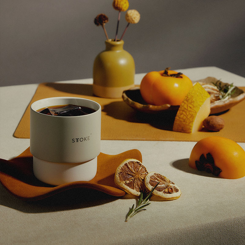 慕咖 STTOKE 盈旋杯 304不锈钢咖啡杯 207ml 莫尼耶香槟 82元（需用券）