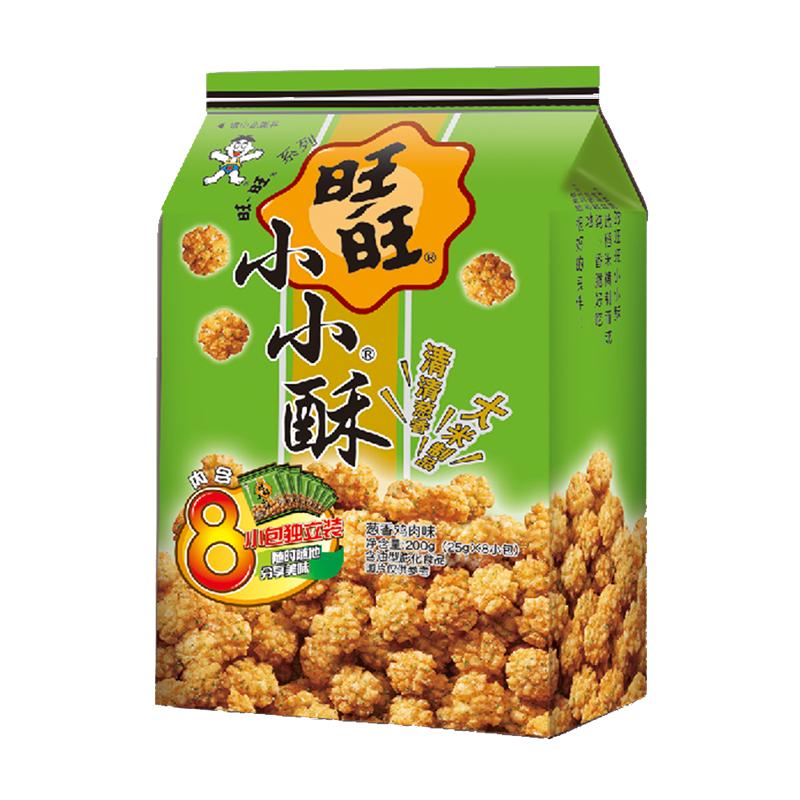 旺旺 小小酥 葱香鸡肉味 200g 3.71元
