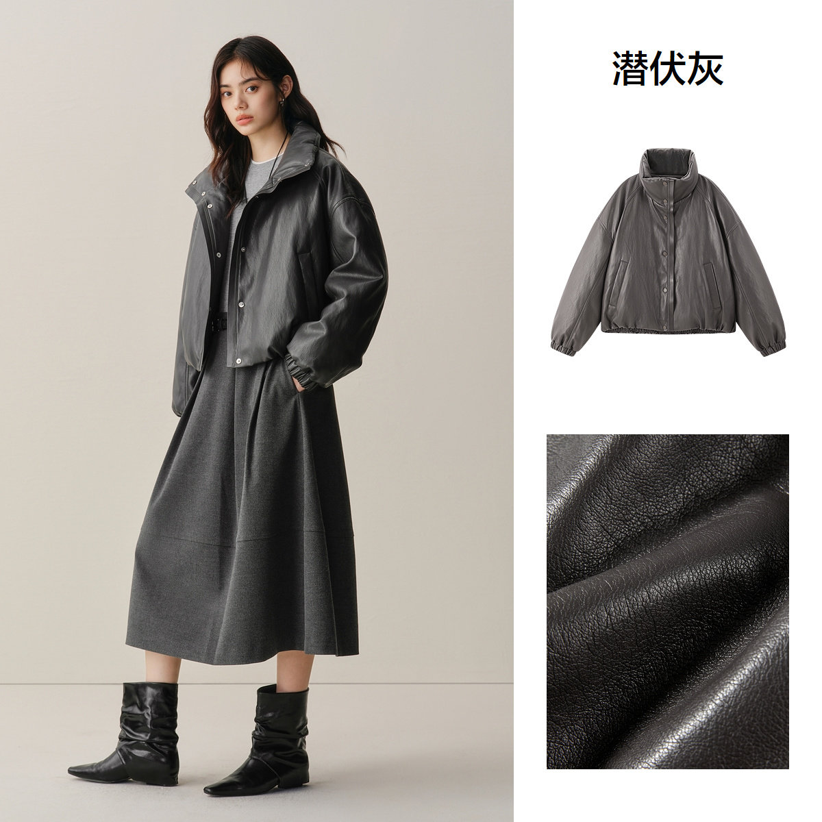 太平鸟 女士羽绒服 A1ACF4310 499.2元