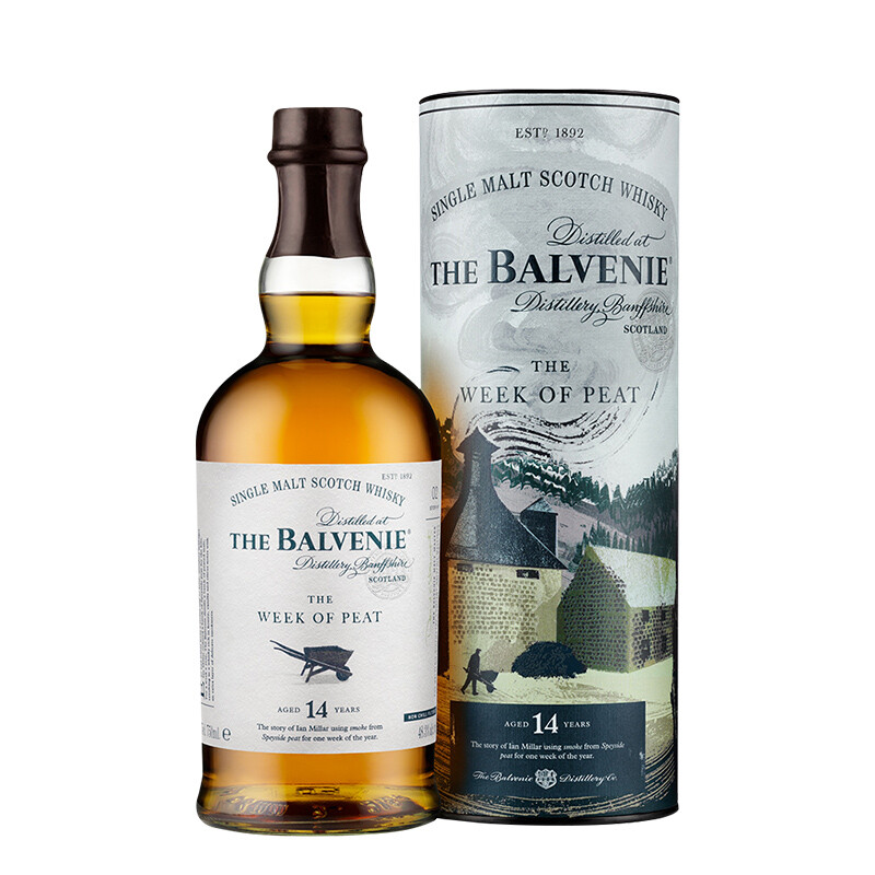 THE BALVENIE 百富 14年 故事系列 单一麦芽 苏格兰威士忌 48.3%vol 700ml 礼盒装 788