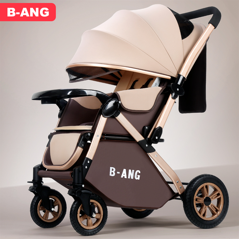 B-ANG 奔昂婴儿推车可坐可躺轻便折叠宝宝伞车四轮减震儿童双向手推车子 129