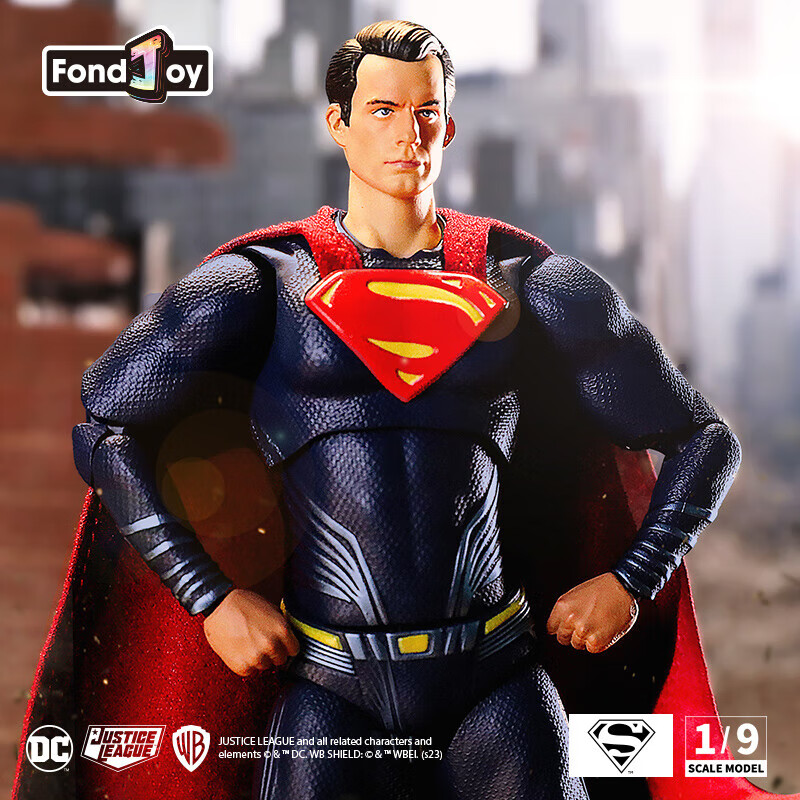 儿童节好礼：Fondjoy DC授权超人蝙蝠侠小丑 1:9 手办模型 133.65元包邮