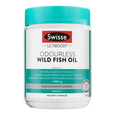 百亿补贴：Swisse斯维诗深海鱼油软胶囊omega3补脑记忆力DHA/EPA 400粒*1罐 89元包