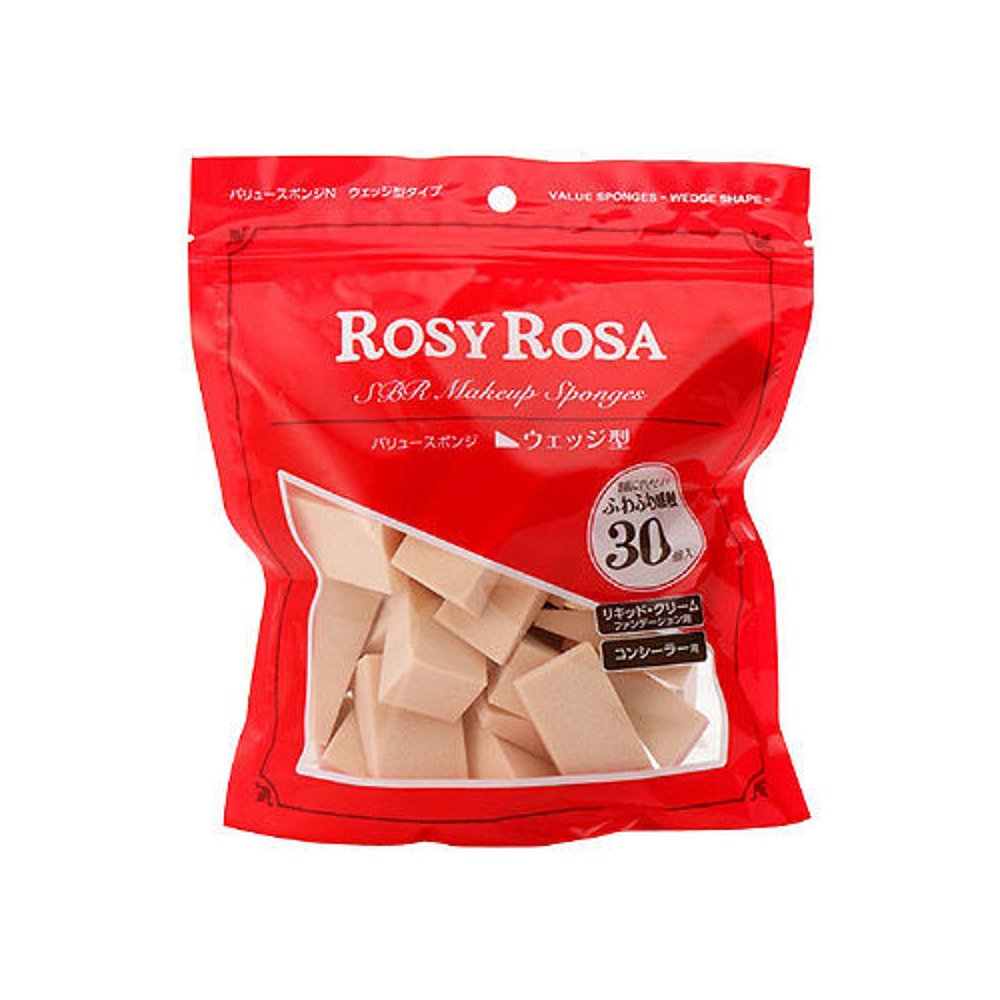 ROSY ROSA 日本直邮Rosy Rosa化妆海绵美妆蛋30P 63.87元