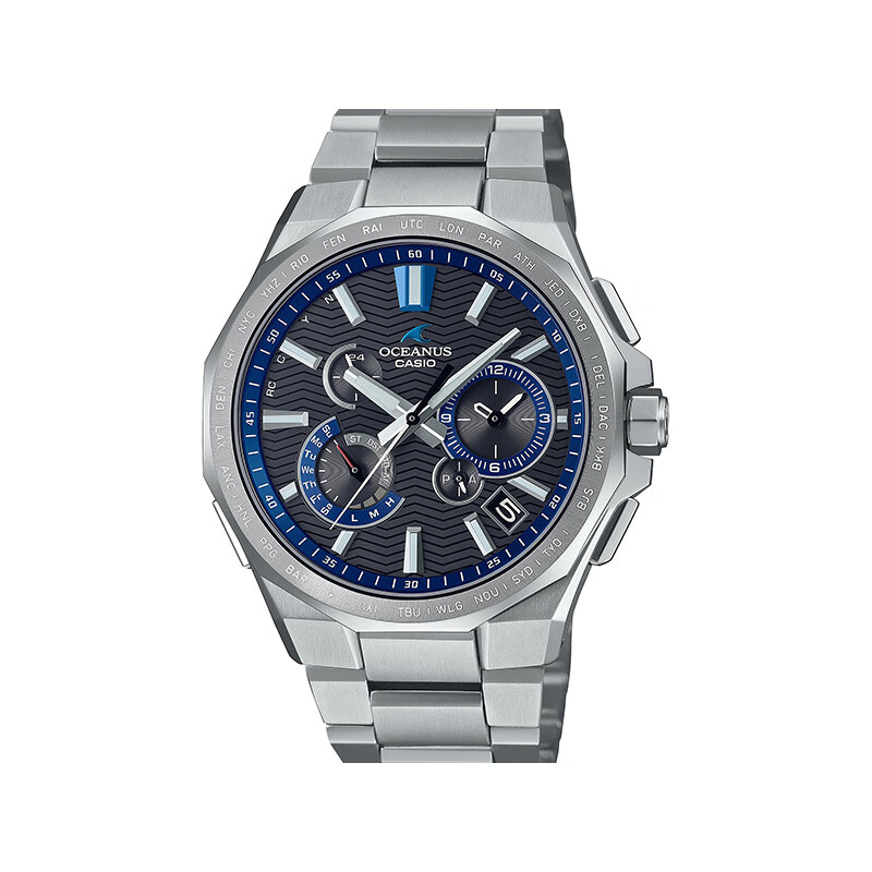 CASIO 卡西欧 OCEANUS海神系列 42.6毫米太阳能电波腕表 OCW-T6000-1A 4599元