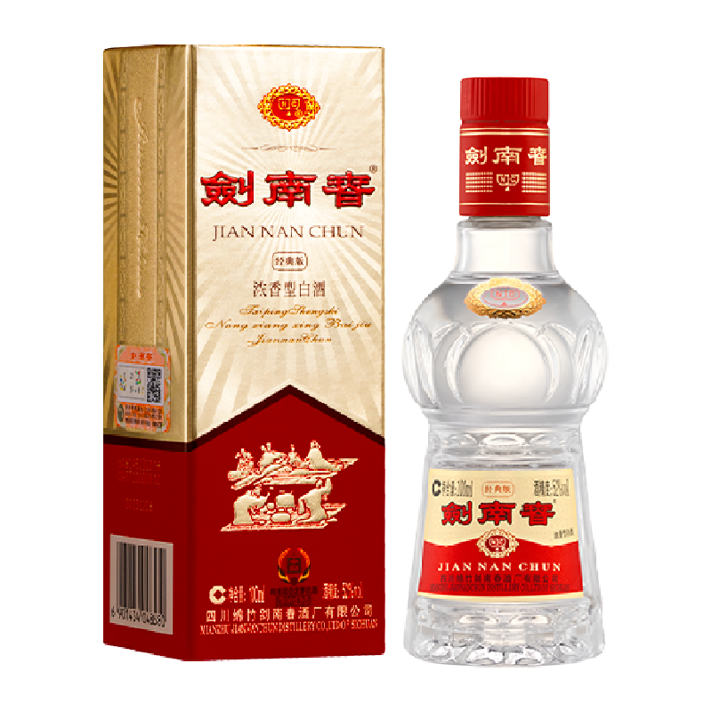 剑南春 经典版52度白酒100ml ￥79