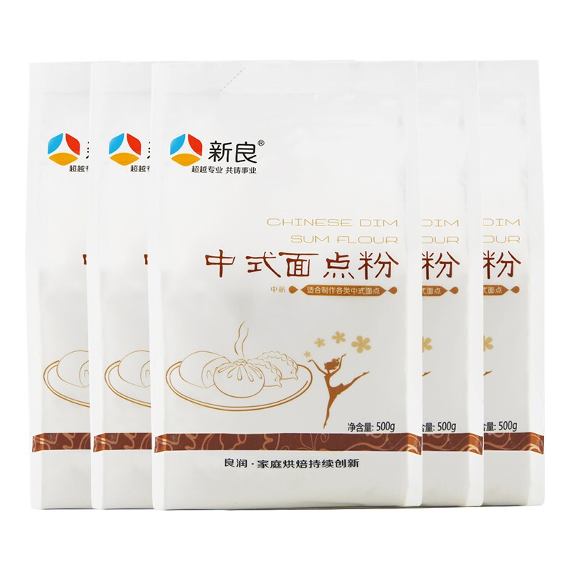 新良 中式面点粉 500g*5袋 27.2元