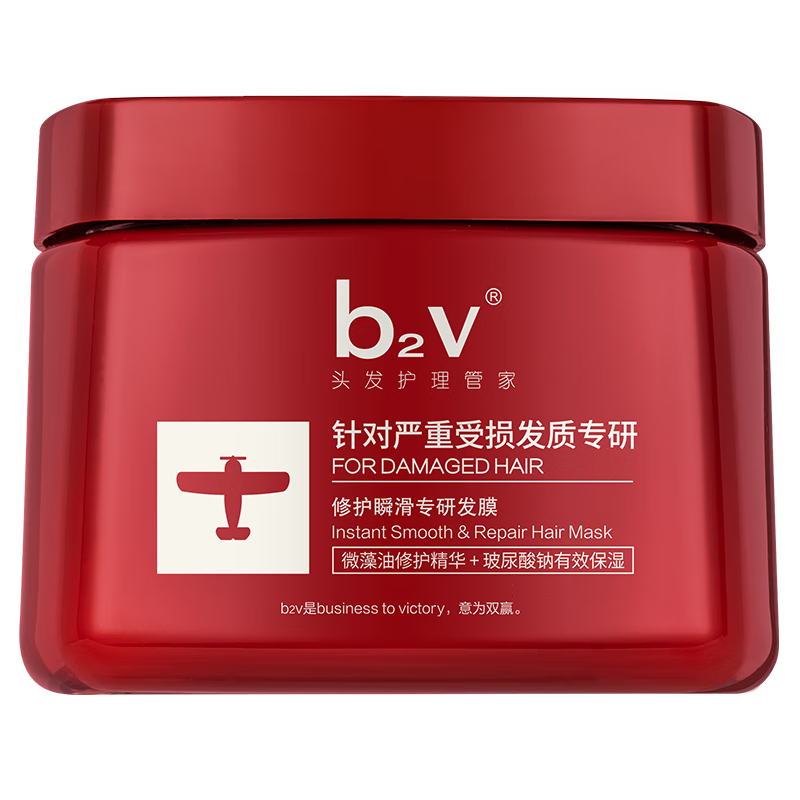 plus会员： b2v 修护瞬滑发膜 500ml 24.61元包邮（需试用）