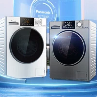 6.18预售、PLUS会员：Panasonic 松下 洗衣机滚筒全自动 10公斤 XQG100-ND11C 3562.6元