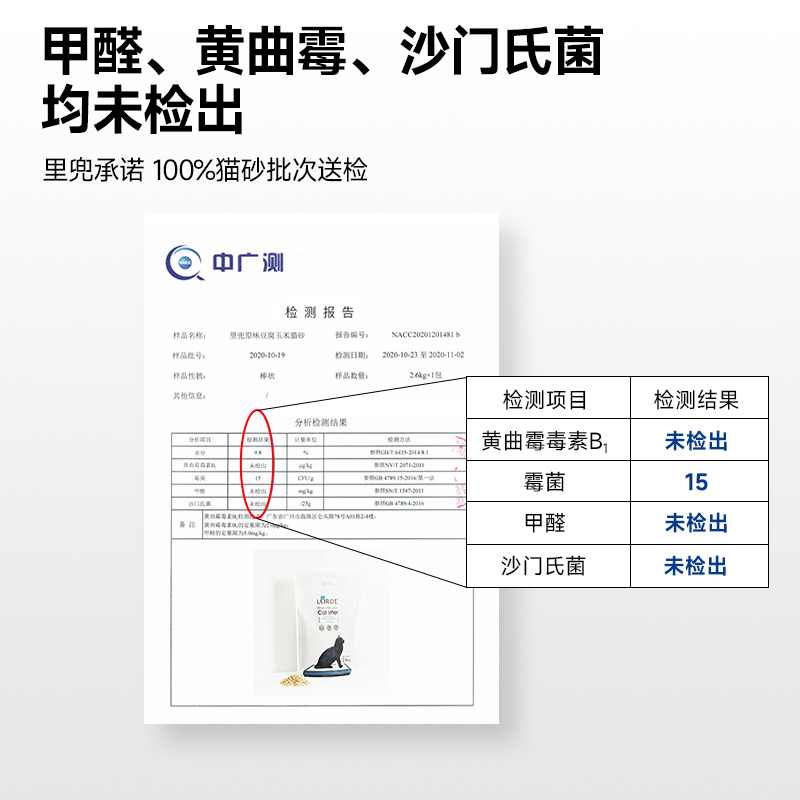 LORDE 里兜 猫砂猫砂豆腐砂除臭无尘结团6袋15.6kg 91.6元（需用券）