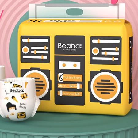 Beaba: 碧芭宝贝 收音机BabyRadio系列 拉拉裤 40元（需买2件，需用券）