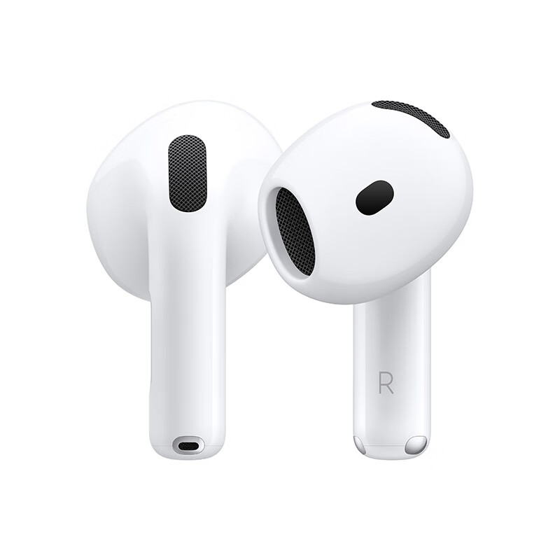 苹果 Apple AirPods 4 半入耳式真无线蓝牙耳机 白色 有线充电 772.58元
