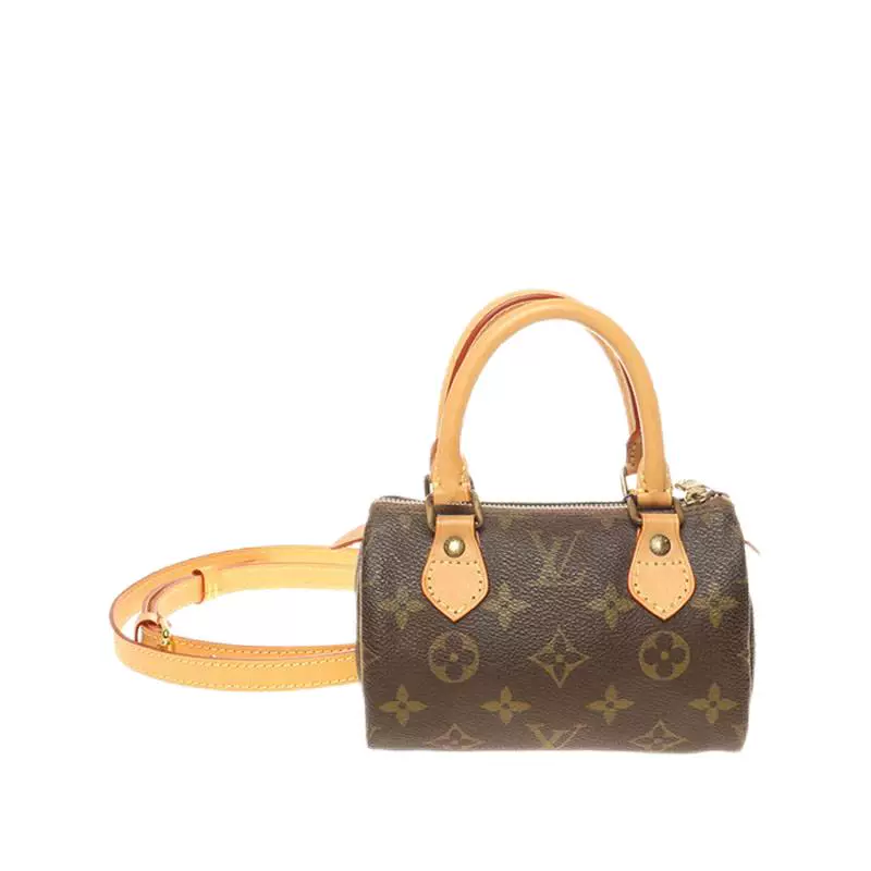 LOUIS VUITTON 路易威登 中古95新LV女包派拉蒙 speedy MINI 麻将 贝壳植鞣革更新 ￥