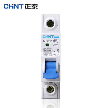 CHNT 正泰 空气开关 家用小型断路器 空开 NBE7 1P 25A 7.56元