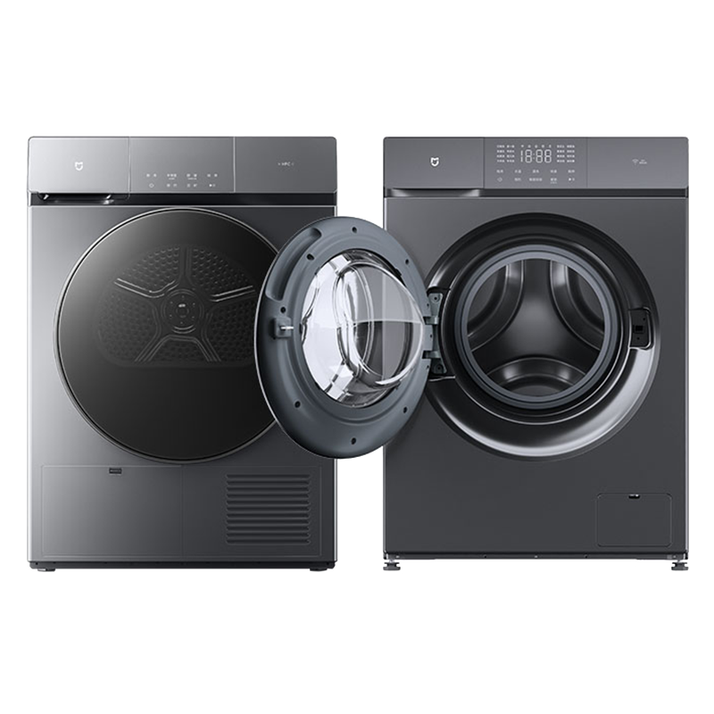 预售、PLUS会员：MIJIA 米家 XQG100MJ102S+H100MJ102S 热泵式洗烘套装 4159元包邮+9.9