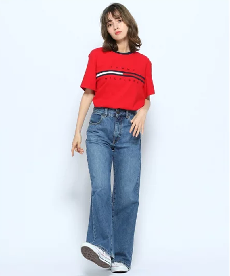 TOMMY HILFIGER 百搭刺绣字母Logo短袖T恤女 159.8元