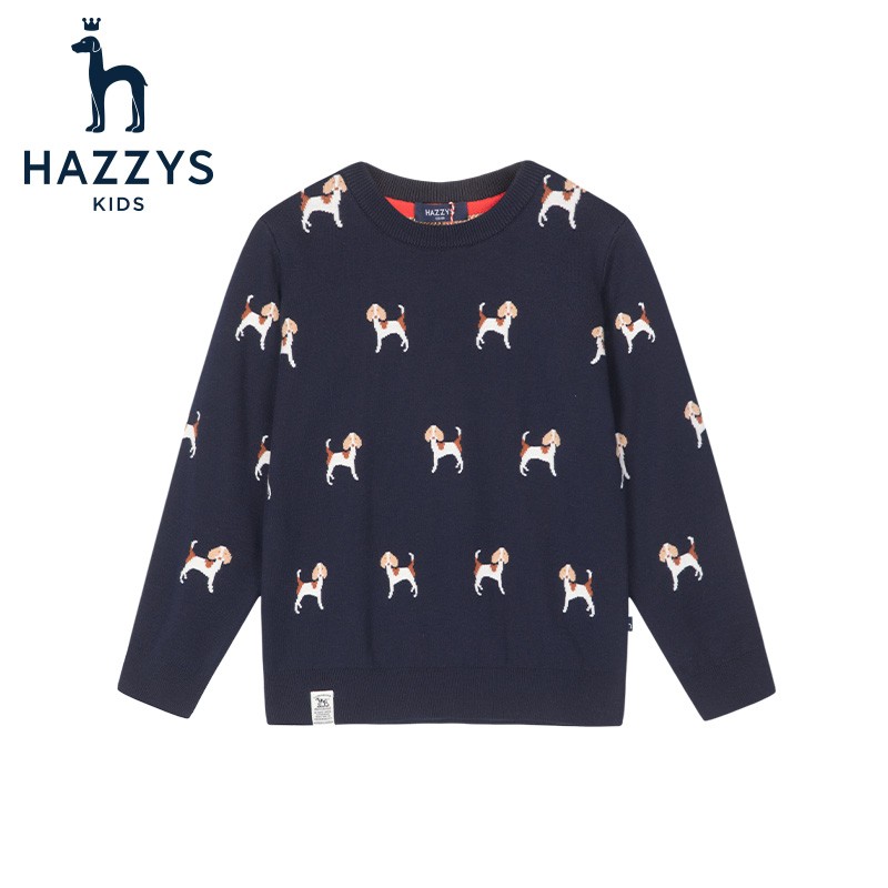 HAZZYS 哈吉斯 男童时尚保暖线衣 189元（需用券）