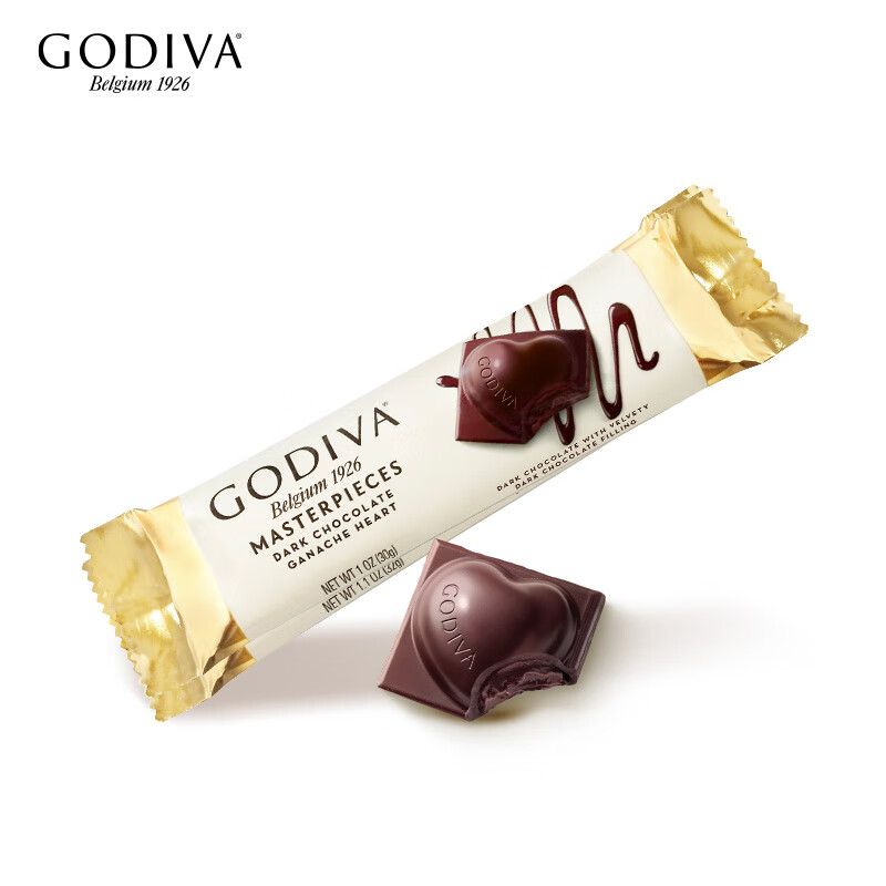 GODIVA 歌帝梵 经典大师系列黑巧克力条 30g 3.5元（需用券）