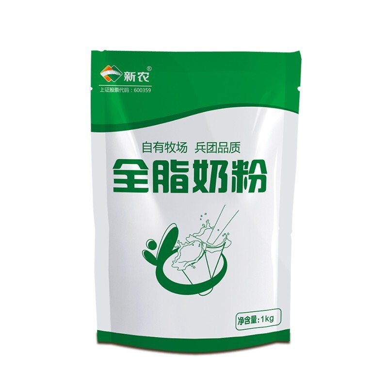 新农 全脂纯牛奶粉 新疆牧场自有奶源 1kg 36.43元（需买3件，需用券）