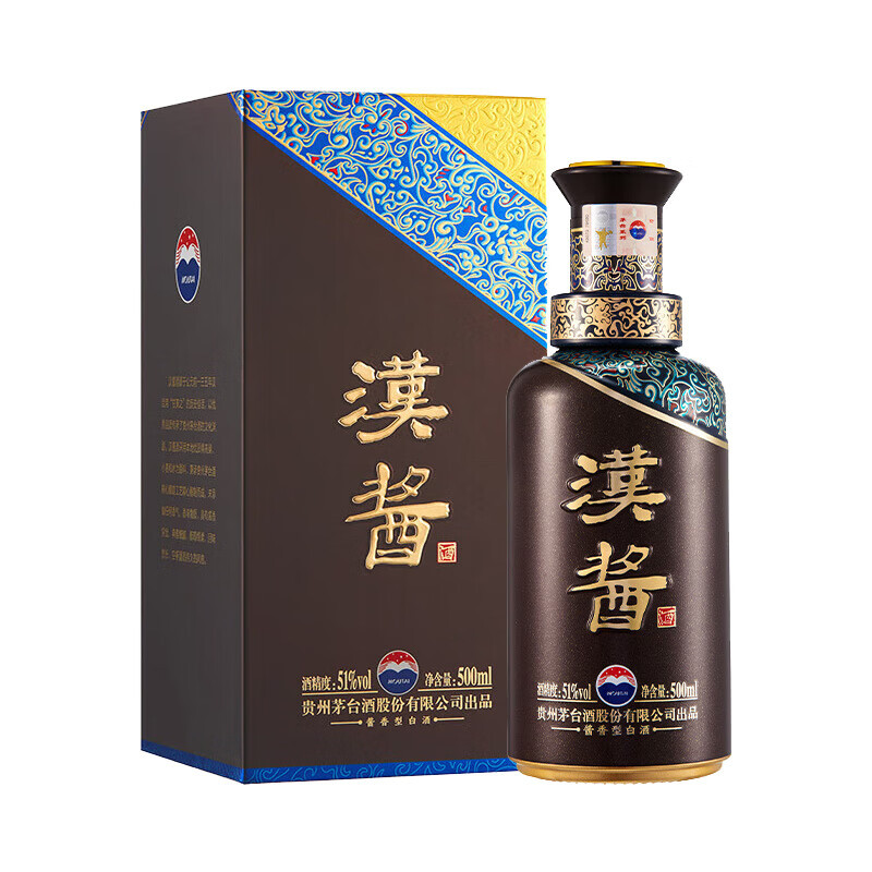 茅台 汉酱酒 500ml 单瓶装 51%vol 206.2元