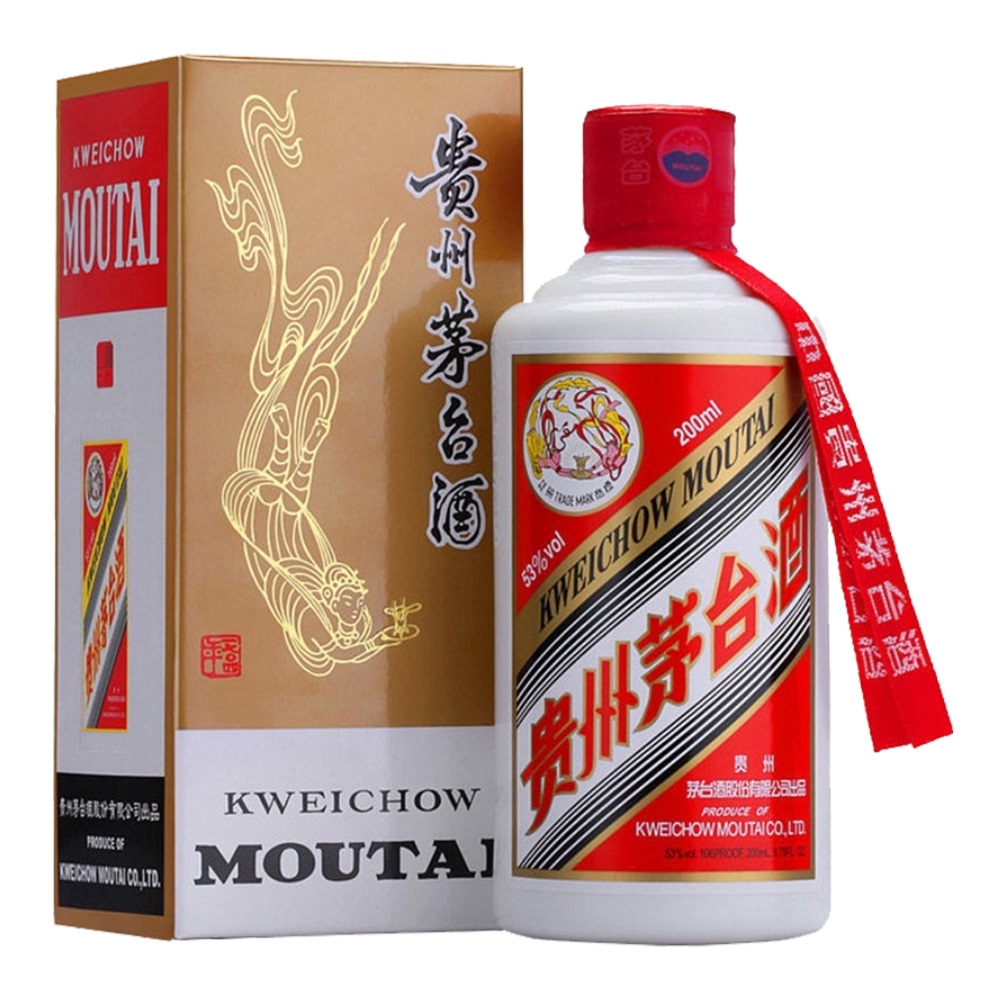 茅台 MOUTAI 飞天茅台 53%vol 酱香型白酒 200ml 单瓶装 ￥699