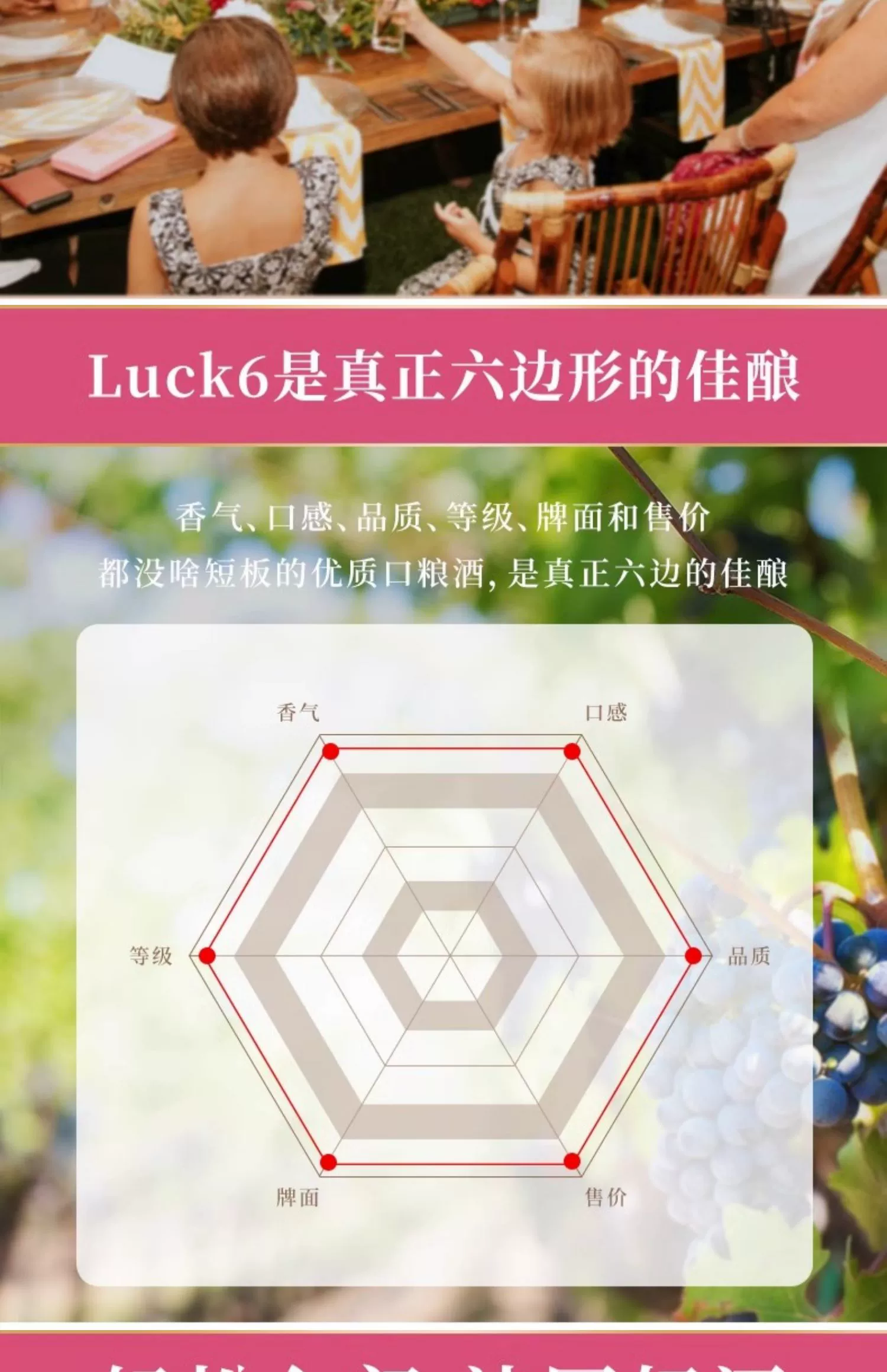 法国原瓶进口,山图 luck 6 干红葡萄酒750ml*2瓶礼盒装 80元包邮