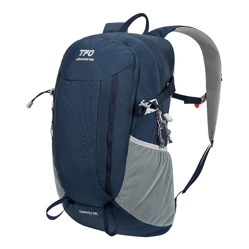 TFO 户外背包 轻便多功能35L旅行登山包休闲徒步双肩包 蓝色 35L 374.15元