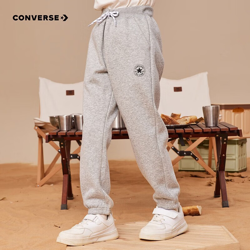 CONVERSE 匡威 儿童保暖加绒休闲长裤 CV2042148GS 50.06元（需用券）