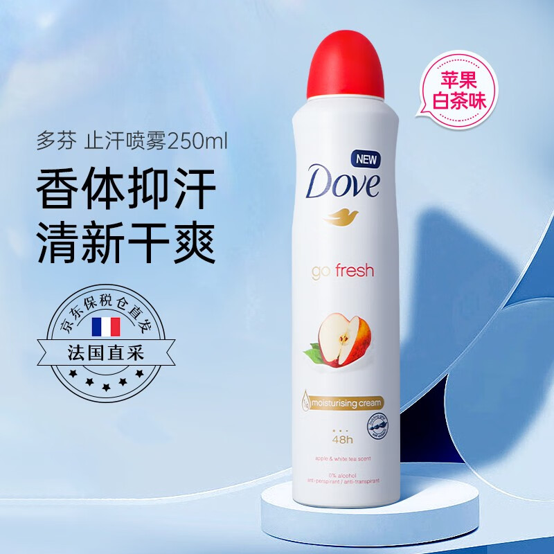 Dove 多芬 止汗露 250ml*1瓶 19.31元（需买2件，需用券）