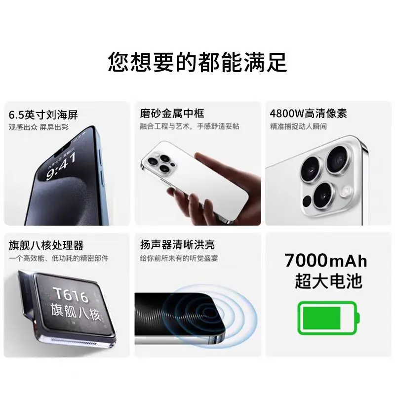 欧亚信 2026新款正品512G大内存16promax智能手机5G全网通安卓超薄学生价游戏百元大屏老年人官方旗舰店 418元 - 86线报