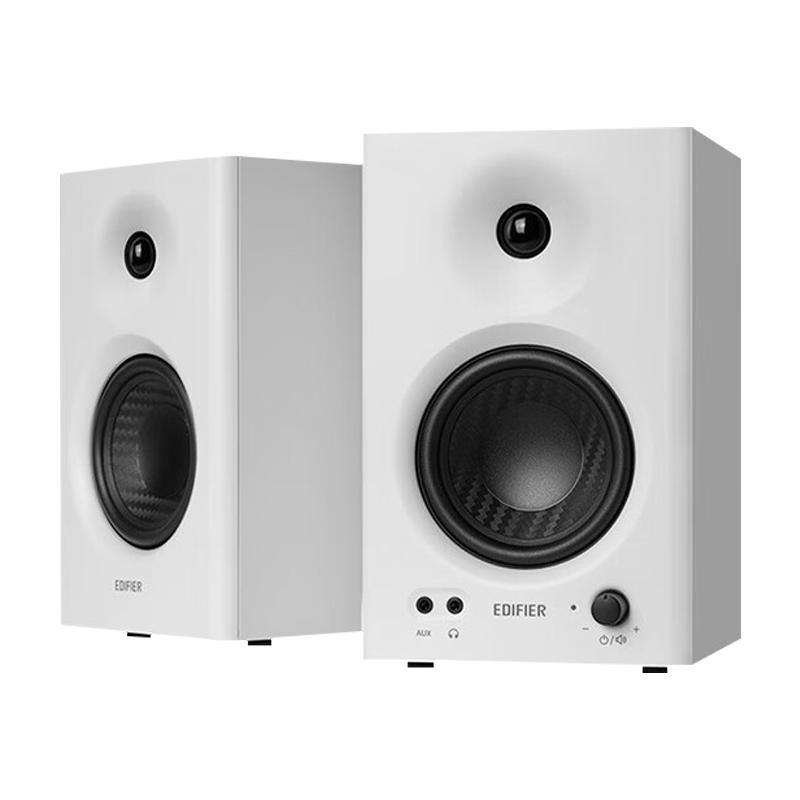 漫步者 MR4 有源2.0 高保真监听音箱 白色 321.3元（需用券）