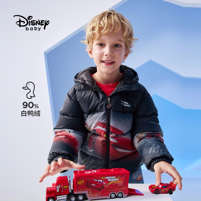 Disney 迪士尼 双面穿儿童羽绒服 129.9元包邮（双重优惠）