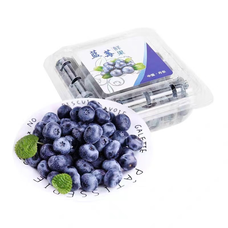 plus会员现摘新鲜蓝莓125g12盒装单果1518mm828元包邮需用券