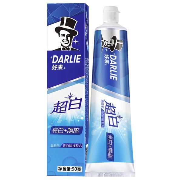 DARLIE 好来 原黑人牙膏薄荷茶倍健超白套装黄牙清新口气牙渍 经典套装540G 31