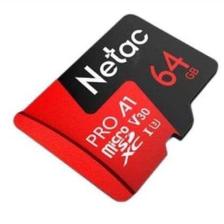 PLUS会员、概率券：Netac 朗科 P500 至尊PRO版 Micro-SD存储卡 64GB（USH-I、V30、U3、