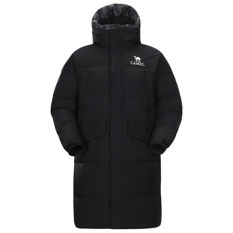 88VIP：骆驼 户外羽绒服24冬季新款男女中长款可拆面包服 362.71元