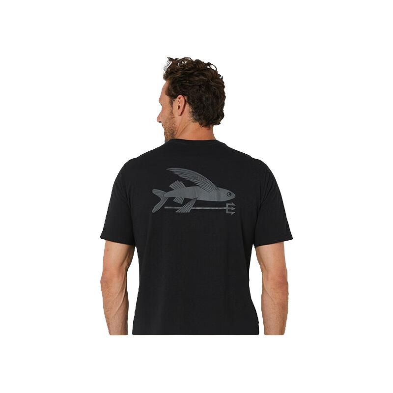 Patagonia 男短袖Flying Fish 夏季潮流特色T恤37598 INBK-墨黑色 S 299.25元（需用券）