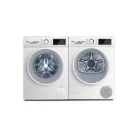 预售、PLUS会员：BOSCH 博世 云朵白系列 WGA152000W+WQA254D00W 热泵洗烘套装 白色 