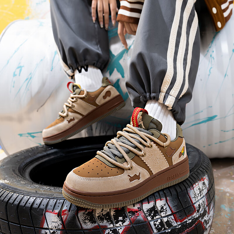 移动端、京东百亿补贴：Kappa 卡帕 女士厚底板鞋 2025春季新款 288.9元