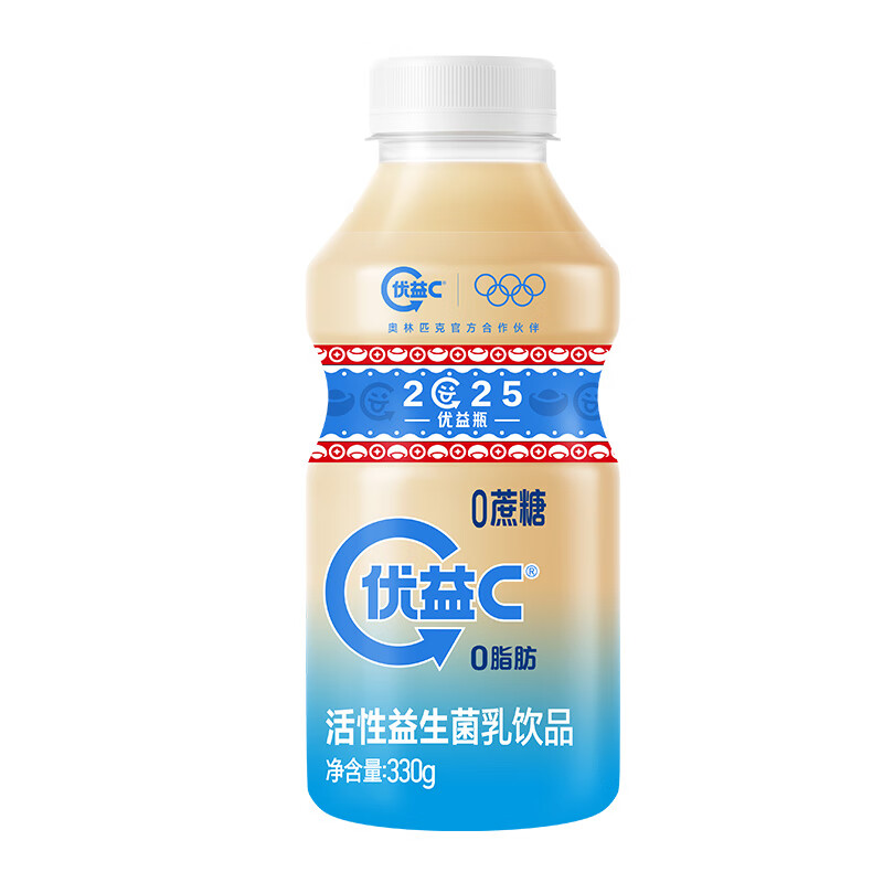 MENGNIU 蒙牛 优益C 活菌型乳酸菌饮品 原味 330g*12瓶 31元包邮(双重优惠后)