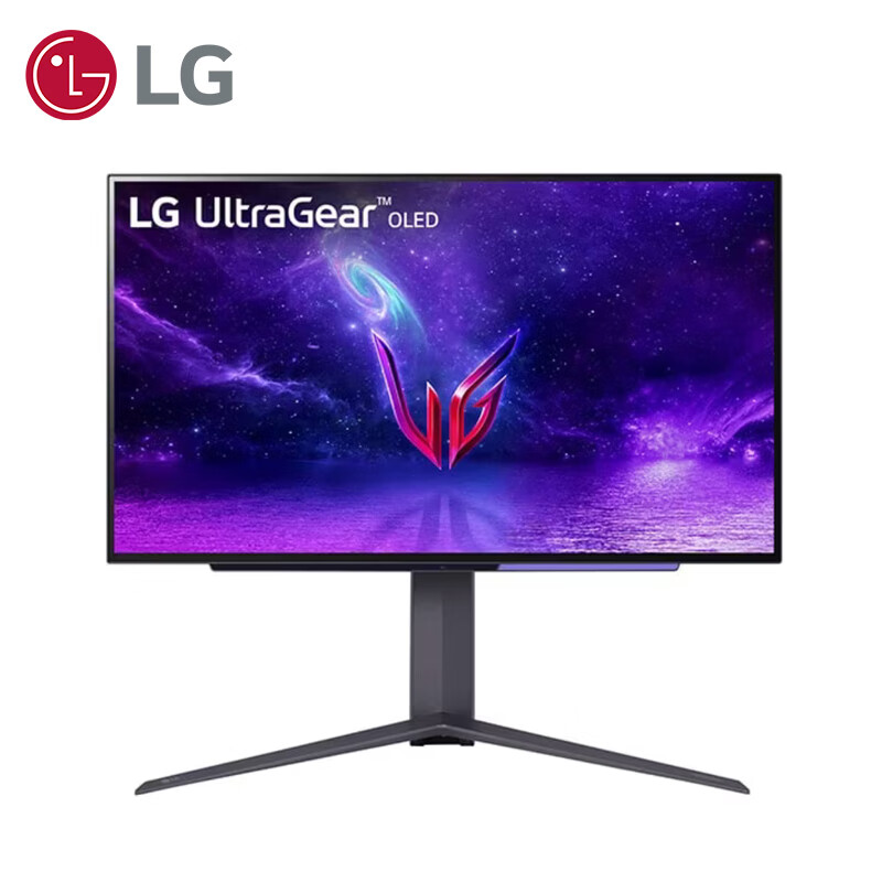 PLUS会员：LG 乐金 27GR95QE 27英寸OLED显示器（2560×1440、240Hz、98.5﹪DCI-P3、HDR10